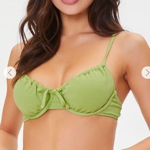 Textured Underwire Bikini Top